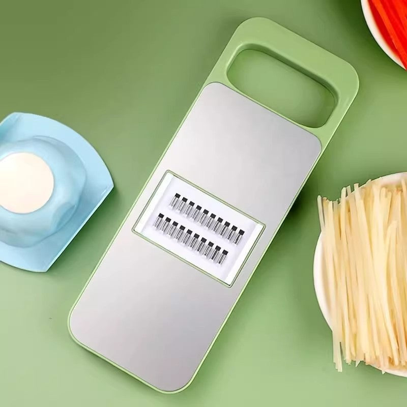 Multifunctional Safe Vegetable Slicer - Multi-blade Cutting, Anti-slip Design, Easy to Clean(Includes Five Different Blades)