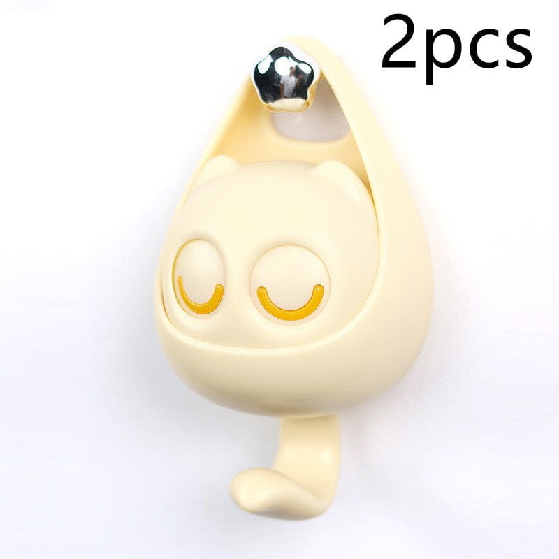 Cute Cat Coat Hook with Blinking Eyes