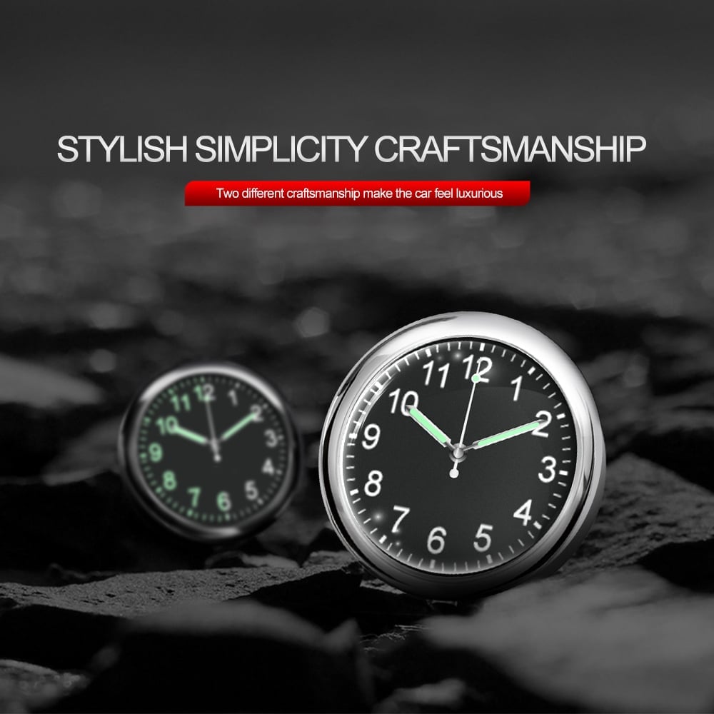 🔥Vintage gift-Luminous decoration mini clock for car/motorcycle/Sewing machine