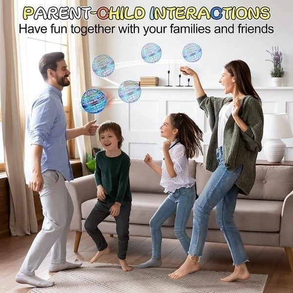 The Ultimate Flying Orb Ball – 2025 Upgraded Hover Toy with Dazzling Lights! Fun Gift for Kids & Teens