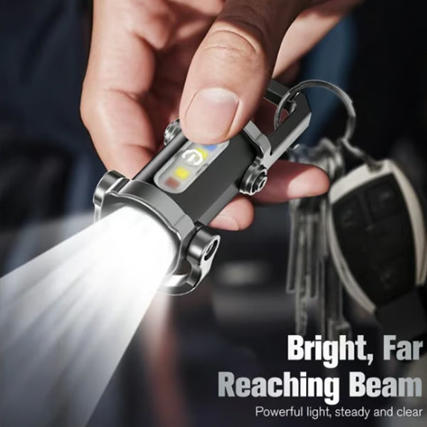 🔦Portable Rechargeable Bright Keychain Flashlight✨