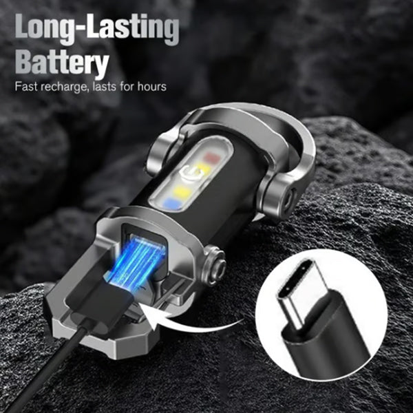🔦Portable Rechargeable Bright Keychain Flashlight✨