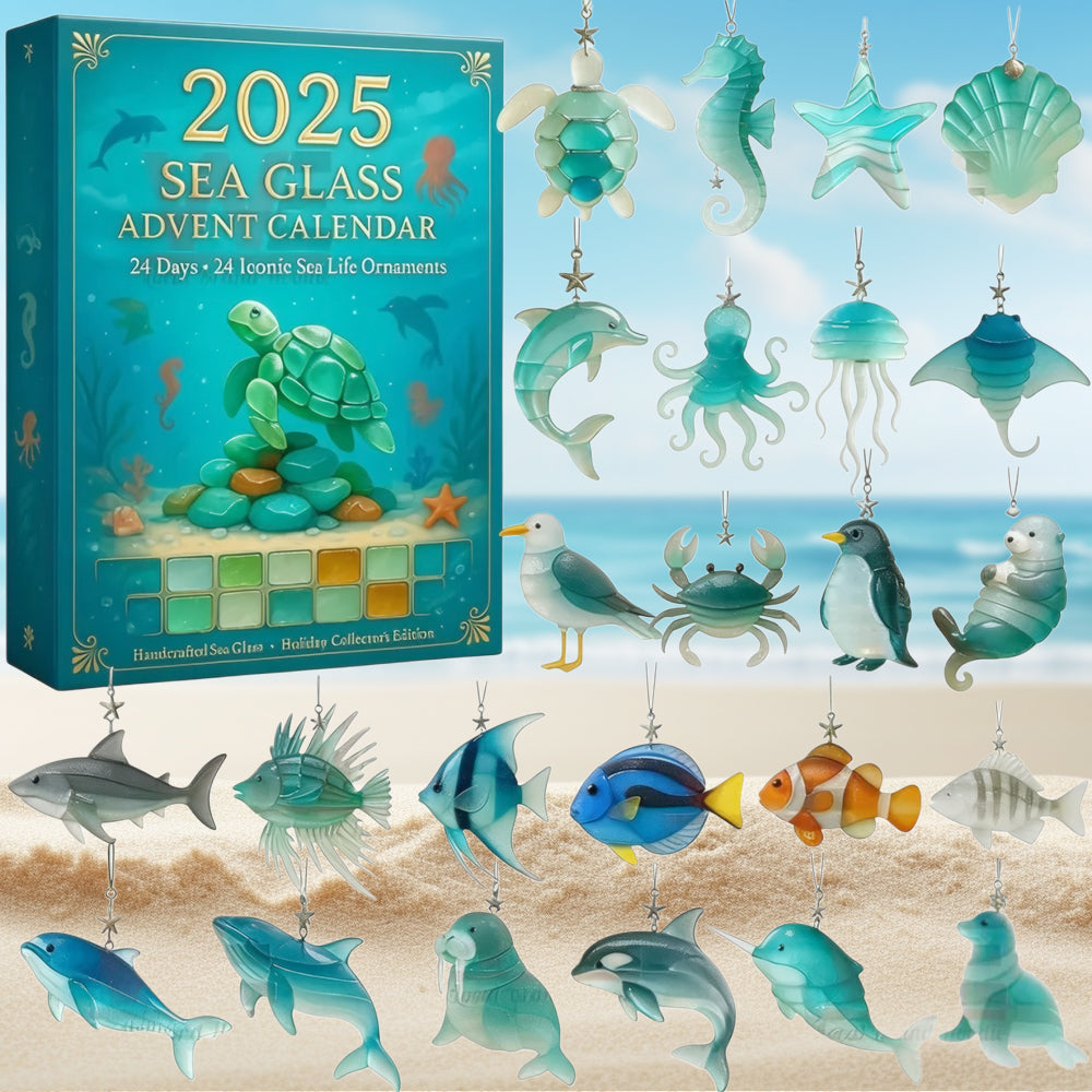 🎁🐟2025 Sea Glass Marine Life Advent Calendar