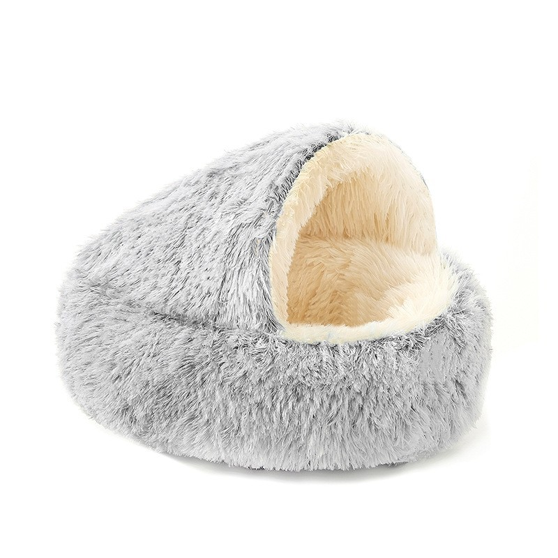 Pet Bed - Warm In Autumn And Winter - Soft Plush Cat And Dog Bed - Soothing Pet Bed - Suitable for Small, Medium And Large Cat