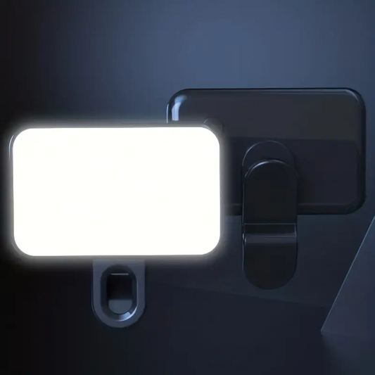 Portable Mini Clip-on Computer Fill Light - Compact LED Light for Mobile Phone Photography - Adjustable Brightness and Angle for Perfect Selfies and Videos
