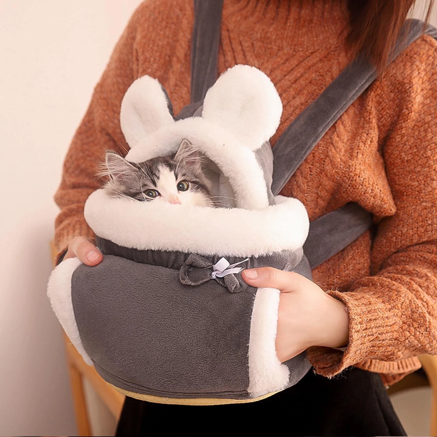 2-in-1 Cat & Dog Carrier Backpack