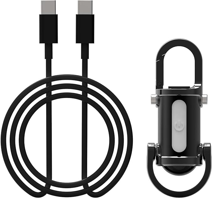 ❄️Winter Discount Frenzy Promotion-49% OFF-🔦Mini Keychain LED Flashlight - Fast Charging Bi-Directional Output Work Light with Emergency SOS