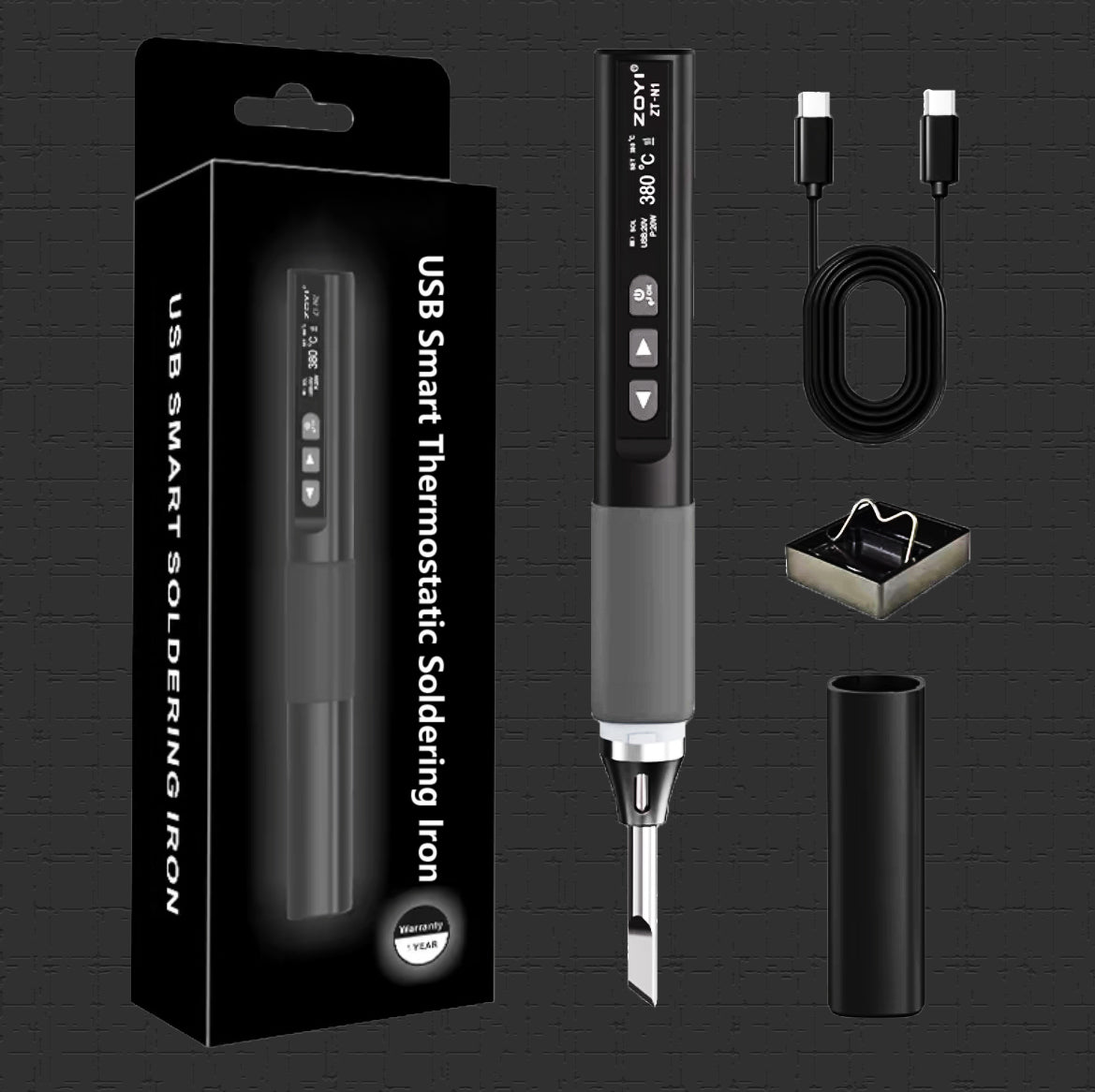 🔧 Intelligent Soldering Iron — Smart. Fast. Reliable