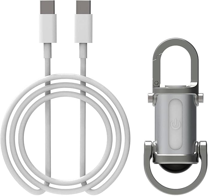 ❄️Winter Discount Frenzy Promotion-49% OFF-🔦Mini Keychain LED Flashlight - Fast Charging Bi-Directional Output Work Light with Emergency SOS