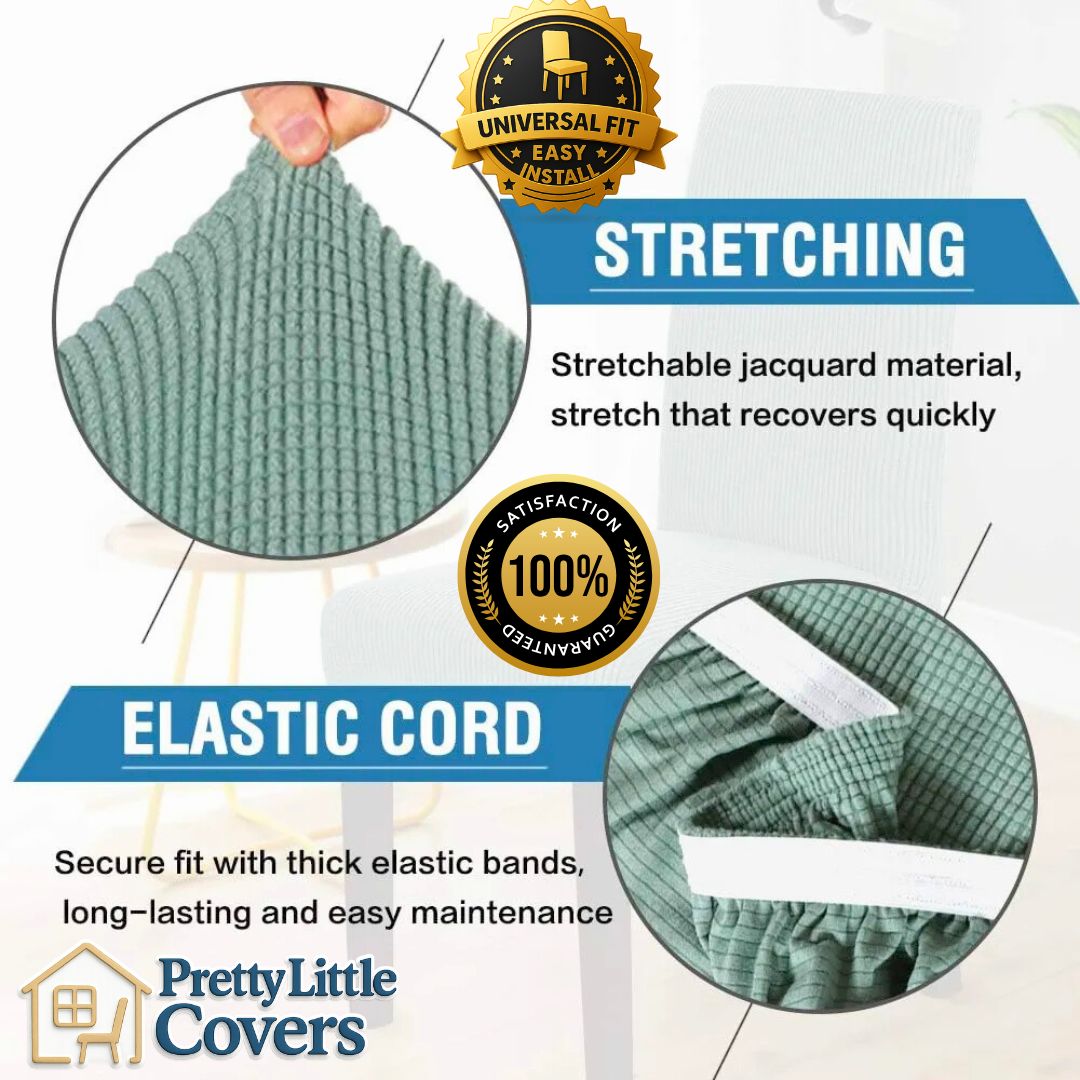 PrettyGuard™ Chair Covers – Instantly Revive Old Chairs!