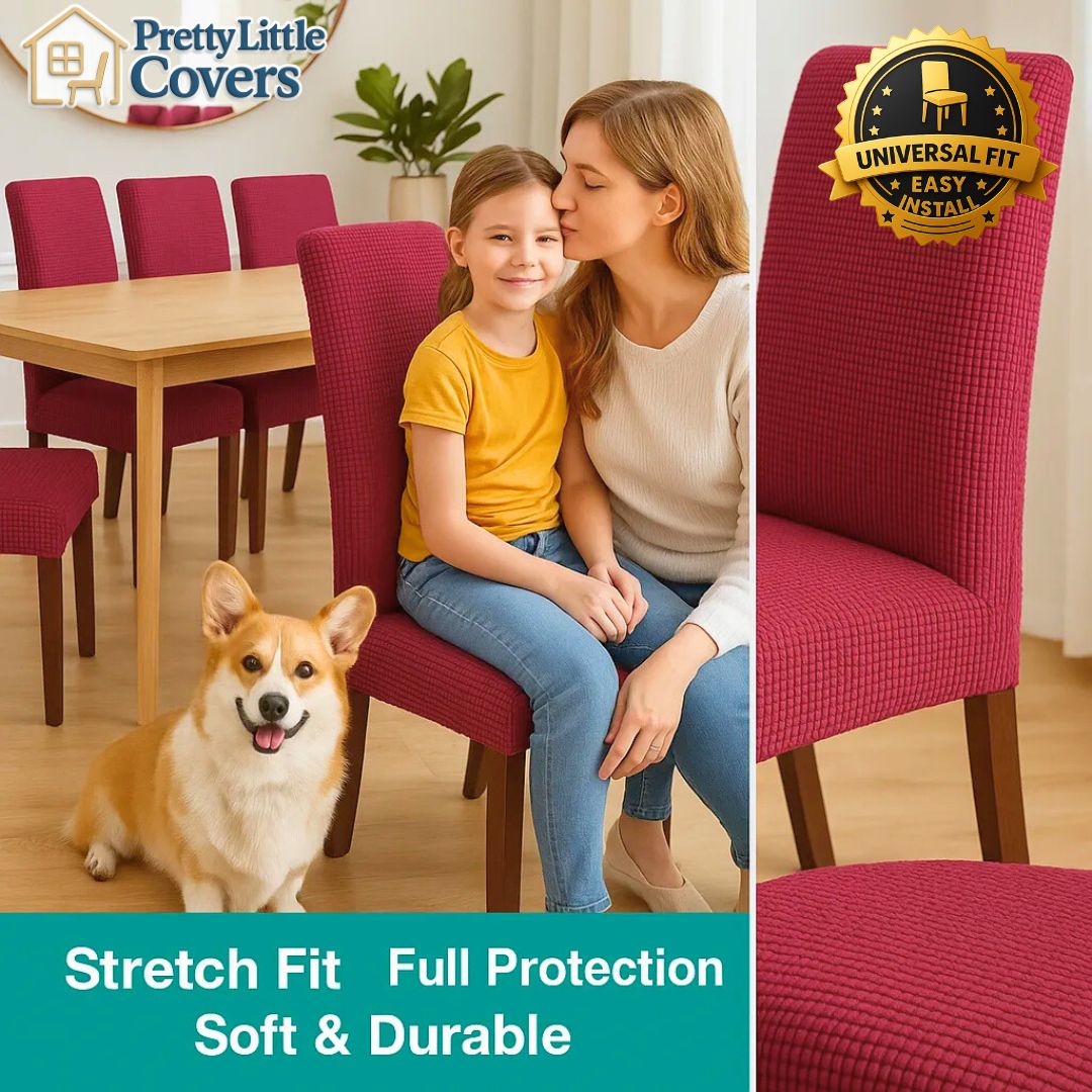 PrettyGuard™ Chair Covers – Instantly Revive Old Chairs!