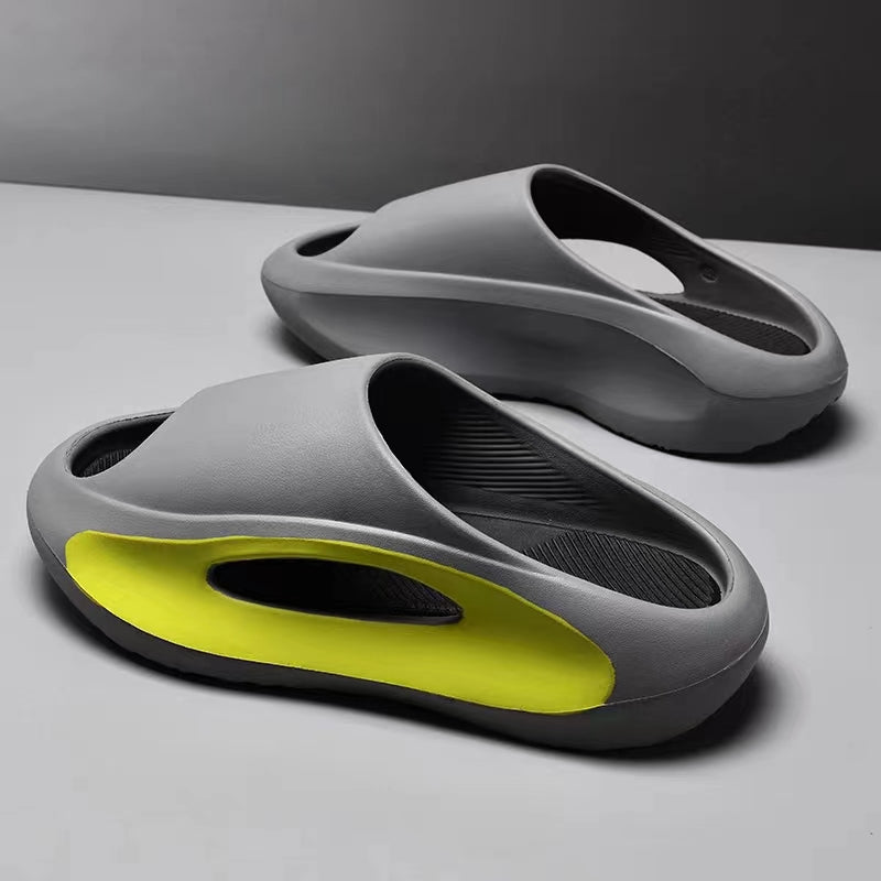 Men's outdoor platform slippers