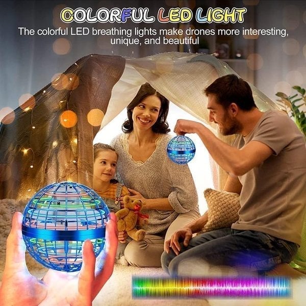 The Ultimate Flying Orb Ball – 2025 Upgraded Hover Toy with Dazzling Lights! Fun Gift for Kids & Teens