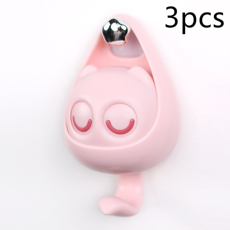 Cute Cat Coat Hook with Blinking Eyes