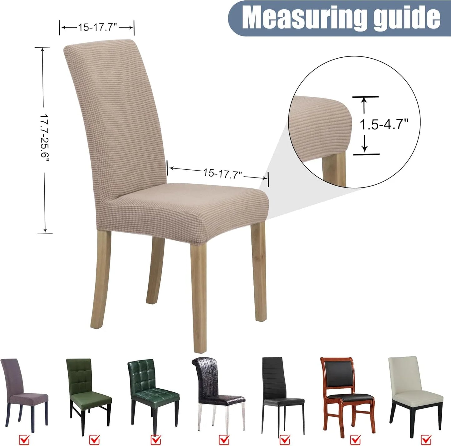 PrettyGuard™ Chair Covers – Instantly Revive Old Chairs!