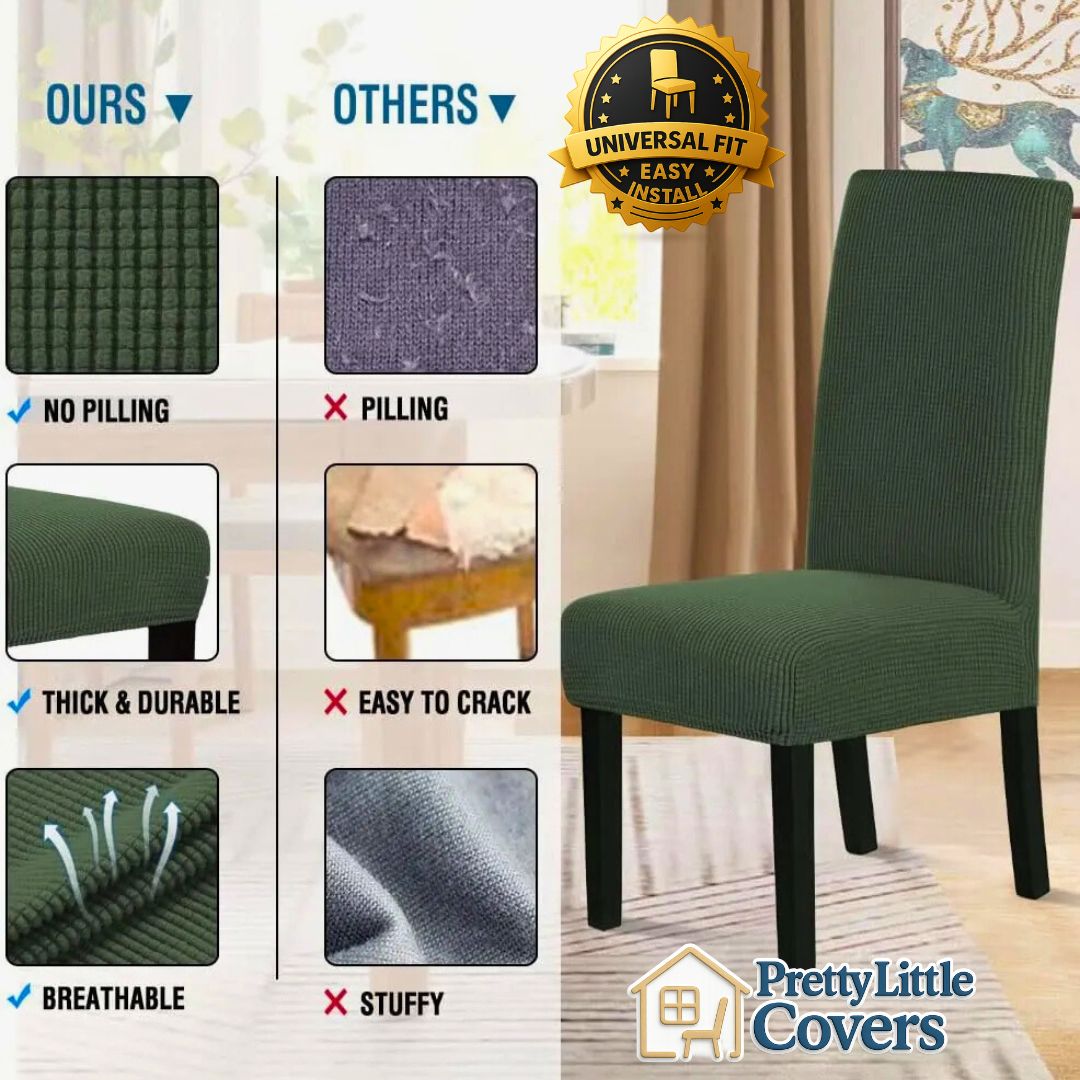 PrettyGuard™ Chair Covers – Instantly Revive Old Chairs!