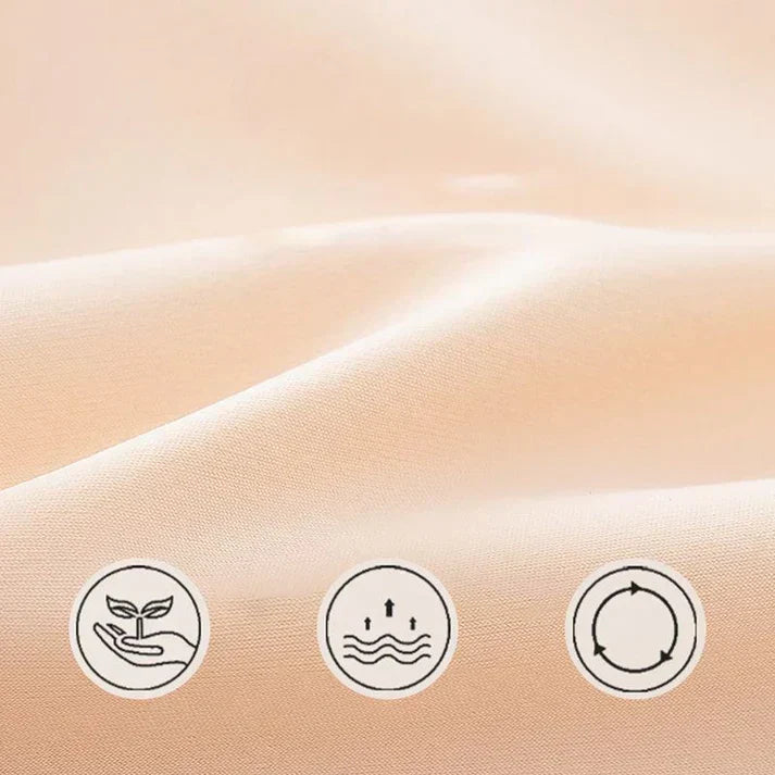 Women High-waist Ice Silk Underwear with Tummy-control Hip-lifting