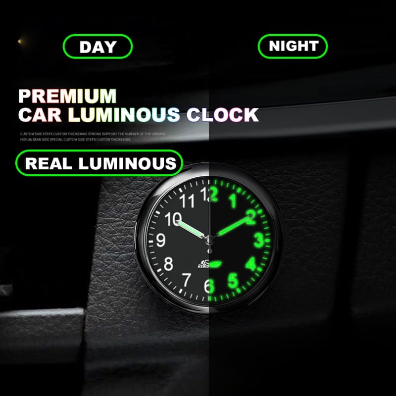 🔥Vintage gift-Luminous decoration mini clock for car/motorcycle/Sewing machine