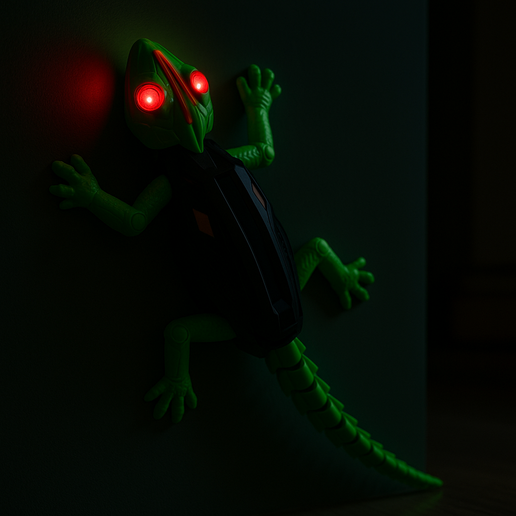 Wall Crawler Gecko LED RC Toy for Indoor Family Fun &Prank Gifts