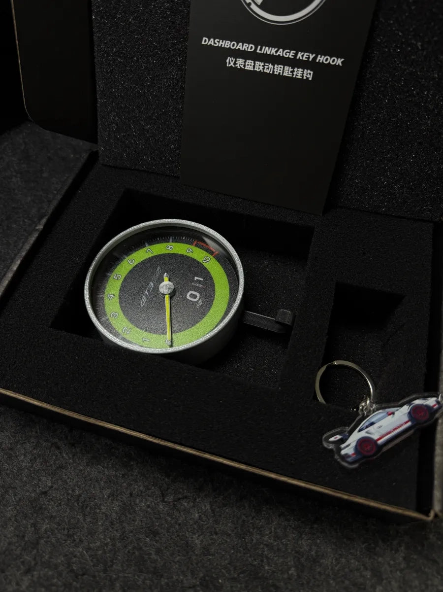 🏎️🚗🚙Handcrafted Porsche 911 GT3 RS RPM Gauge Key Hook
