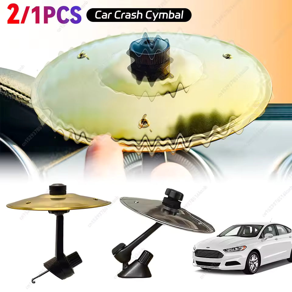Universal Auto Air Ventilation Port Clip-On Mini Drum Cymbals