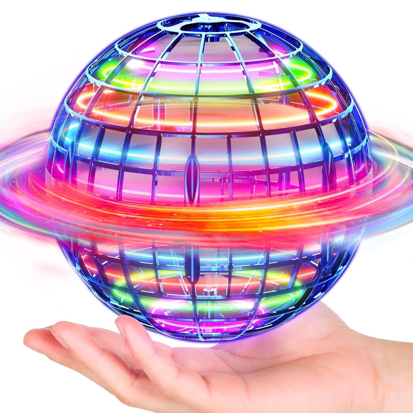 The Ultimate Flying Orb Ball – 2025 Upgraded Hover Toy with Dazzling Lights! Fun Gift for Kids & Teens