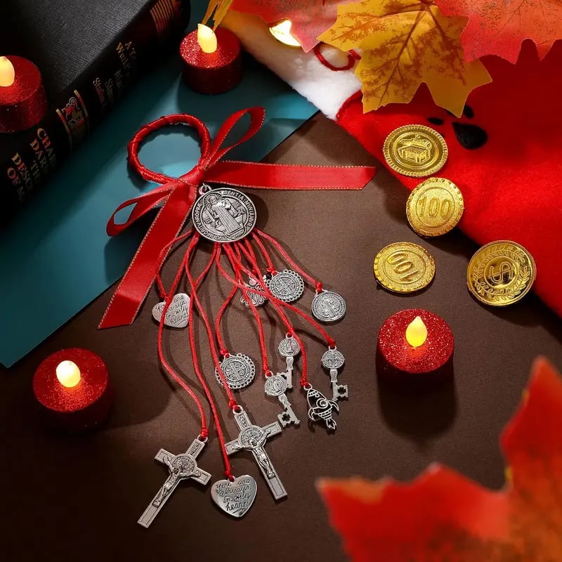 ✝️ Saint Benedict Medal Protection from Evil Blessing Charm Catholic