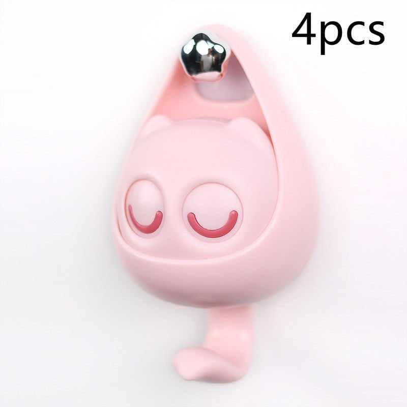 Cute Cat Coat Hook with Blinking Eyes