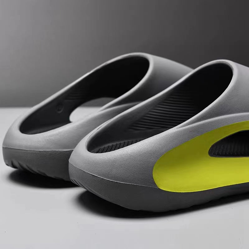 Men's outdoor platform slippers