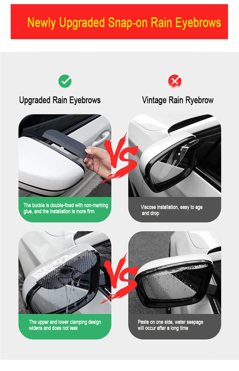 Black Friday ✨50% OFF ✨Carbon Fiber Rain Eyebrows✨2 Pcs ✨