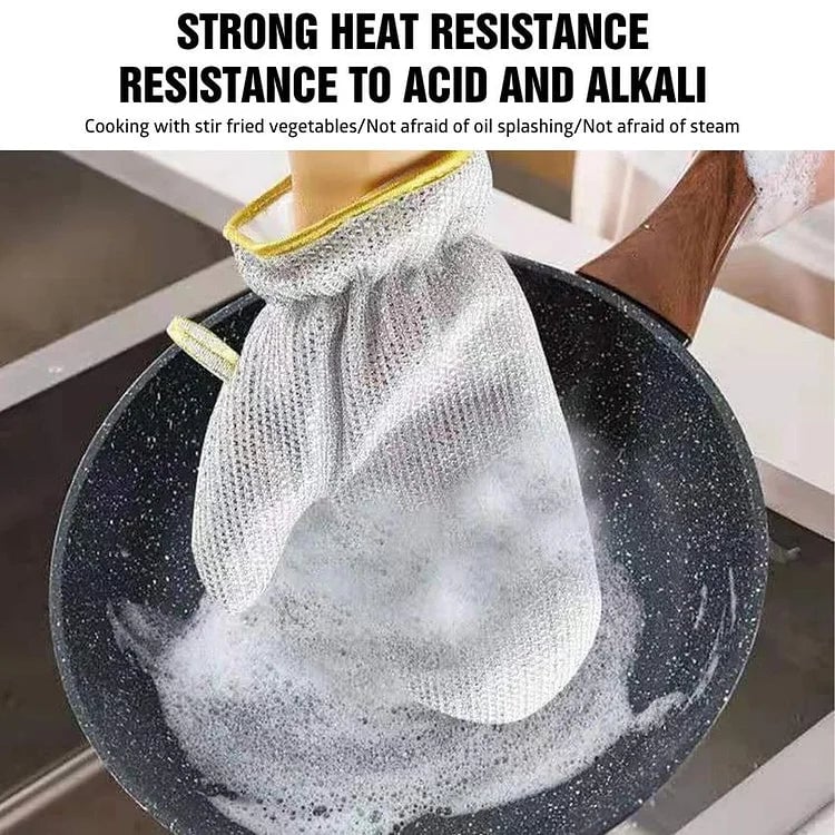 Dishwashing Wire Gloves【Upgraded Vrsion - Double Layer Antifreeze and Waterproof!】